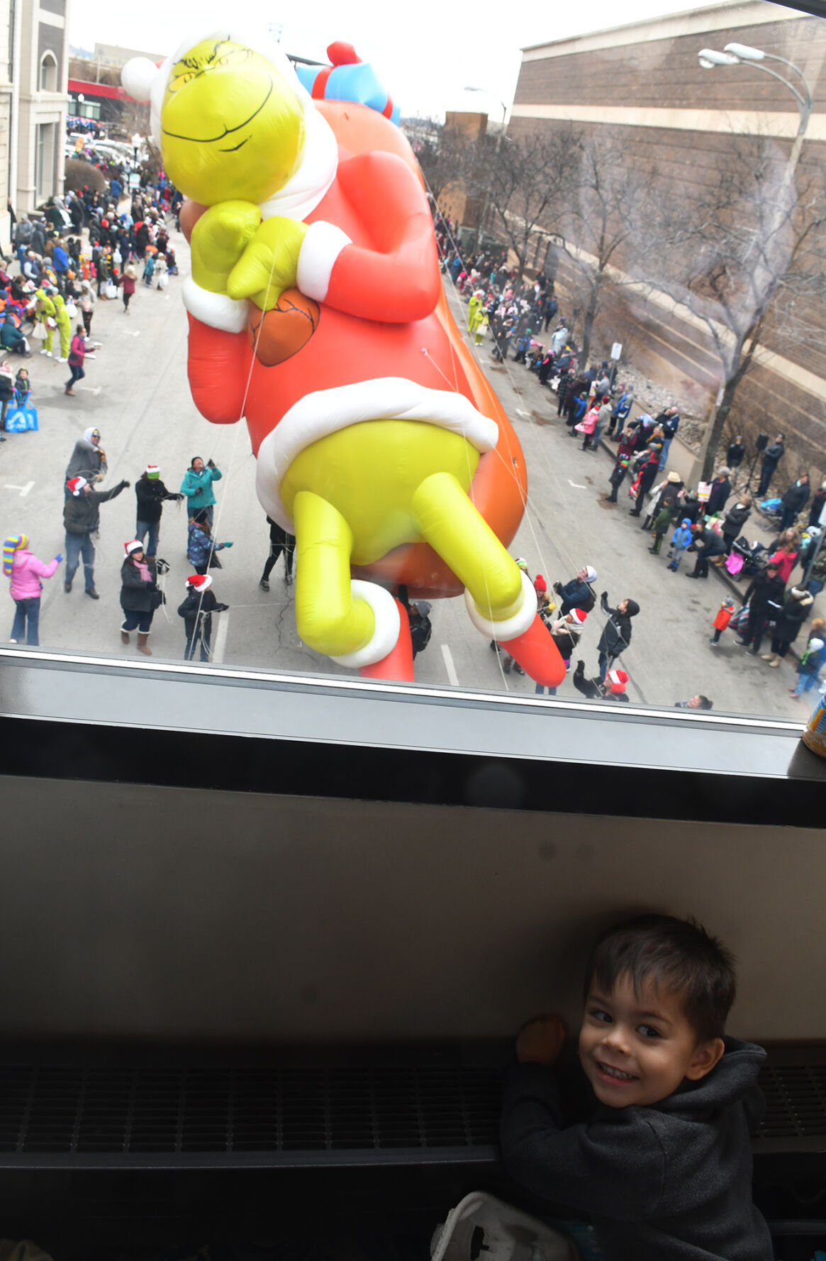 The 27th annual Holiday Parade in downtown Davenport.